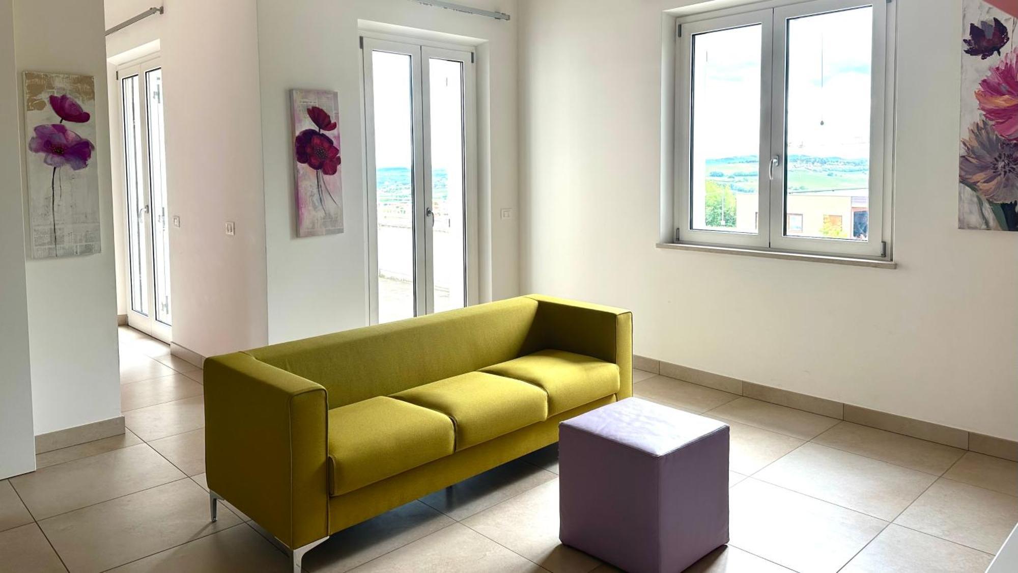 S023 - Sirolo, Magnifico Trilocale Design Con Terrazzo Apartman Kültér fotó