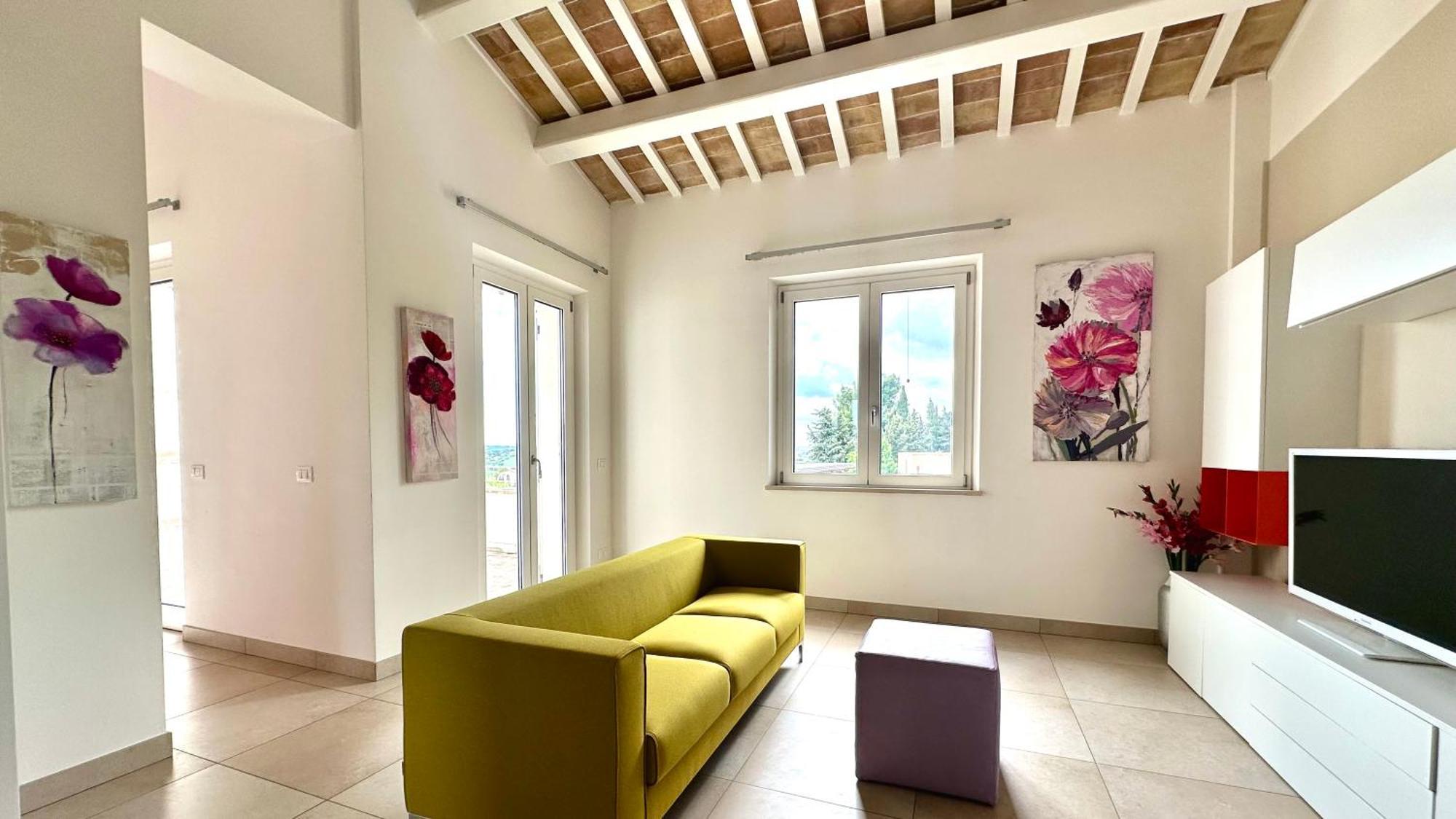 S023 - Sirolo, Magnifico Trilocale Design Con Terrazzo Apartman Kültér fotó